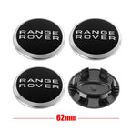 4pcs 62mm Car Styling Car Wheel Center Hub Cap Covers Badge For Landrover SVR Discovery Velar Evoque Range Rover L322 L405 L320
