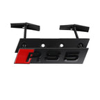 3D ABS For Audi RS6 RS4 RS3 RS5 RS8 RS7 Emblem Car Front Grille Badge Logo Decoration Stickers Exterior Modification Accessories
