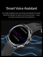 2026 New ECG AI Health Smartwatch for Men 1.53"AMOLED BP/Heart Rate Monitor BT Call IP68 Waterproof Smart Watch for Android IOS