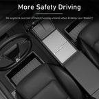 TPE Under Seat Storage Box For Tesla Model Y Juniper 2025 Center Console Organizer Bin Front Backseat Bag Trash Tray Accessories