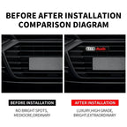 Front Grille Decoration Badge Car Head Grill Emblem LED Light Audi Sline A6 Q3 A3 B5 B6 B7 B8 B9 Q7 8P 8V 8L A5 A4 C6 Car sticke