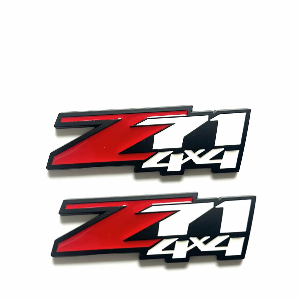 Metal Z71 4x4 Logo Emblem Badge Decal Car Sticker Front Hood Grill for Chevrolet Suburban Xtreme GMC Silverado Chevy Colorado