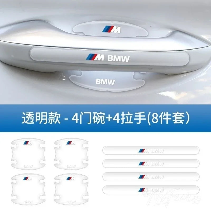 for bmw M pegatina X1 X3 X4 X5 X6 X7 e46 e90 f20 e60 e39 Car Body Protection Strip Auto Door Handle Bowl Anti-Scratch Sticker