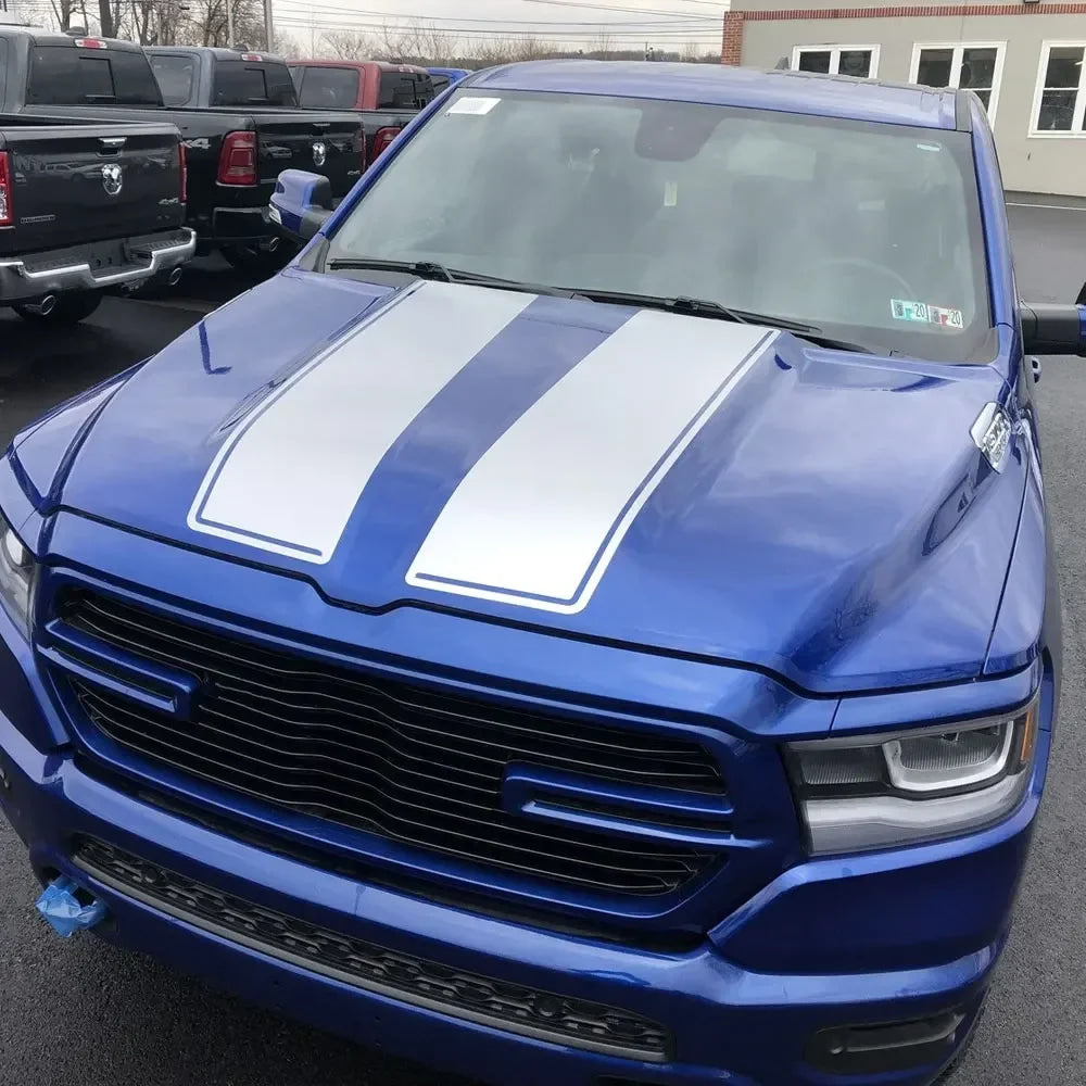 Car Hood Tailgate Stickers For Dodge Ram 1500 2500 Hemi Rebel Truck Graphic Pickup Decal Vinyl Cover Auto Tuning Accessories