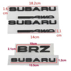 ABS Car Rear Trunk Sticker Emblem for Subaru WRX BRZ STI XV FORESTER IMPREZA LEGACY OUTBACK Auto Body Tail Letter Badge Decal