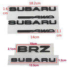 ABS Car Rear Trunk Sticker Emblem for Subaru WRX BRZ STI XV FORESTER IMPREZA LEGACY OUTBACK Auto Body Tail Letter Badge Decal