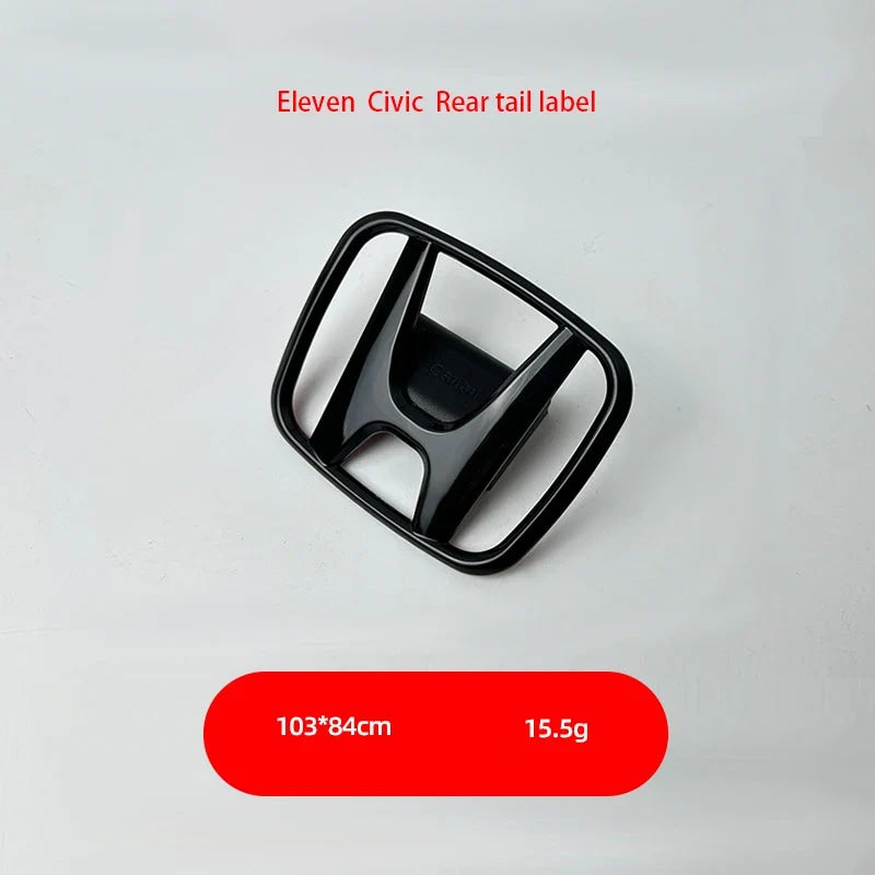 Car front and rear logo sticker accessories For Honda Civic FIT Accord Prelude CRV 5th Mugen CRZ CRX Jazz HRV Pilot Odyssey Elys