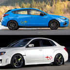 2PCS Car Side Door Creative Stars Stickers Auto Accessories For Subaru Impreza WRX STI GDB GVB VA 2018 2009 2008 2014 2002 2015
