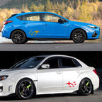 2PCS Car Side Door Creative Stars Stickers Auto Accessories For Subaru Impreza WRX STI GDB GVB VA 2018 2009 2008 2014 2002 2015