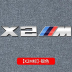3D Metal Car Body Side Badge Body Rear Trunk Decor Sticker Modification For BMW M X1 X2 X3 X4 X5 E84 F26 E83 F25 E53 E70 E71 G02