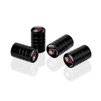4pc Mustang Logo Tire Valve Caps Aluminum Alloy Dustproof Car Wheel Air Stem Cover For Ford Focus ST Mk7 Everest Kuga Fiesta Mk3