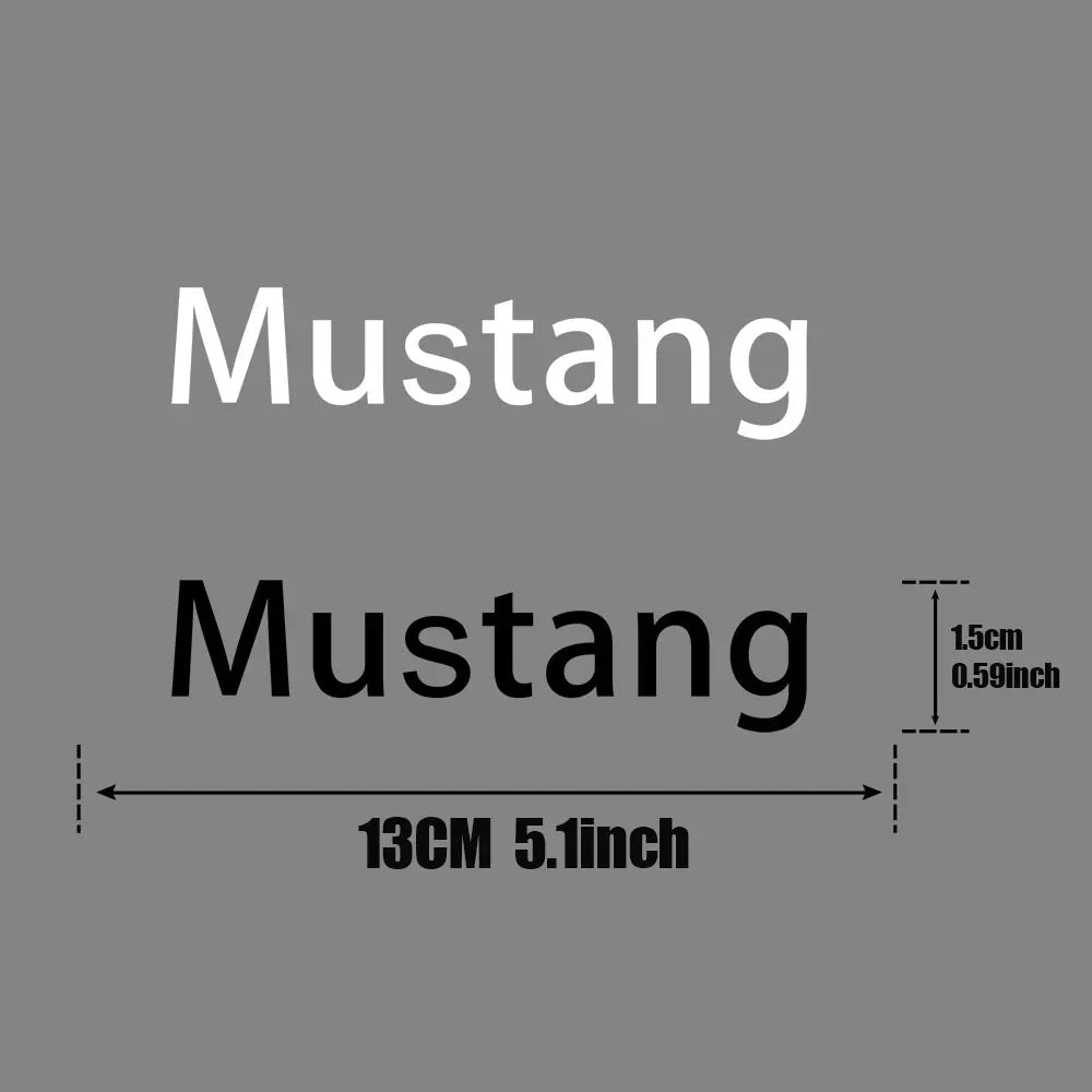 2pcs Car Emblem Stickers Window Body Trunk Badge Decoration Decal Accessories For Ford Focus Mustang Shelby Fiesta Kuga Fusion