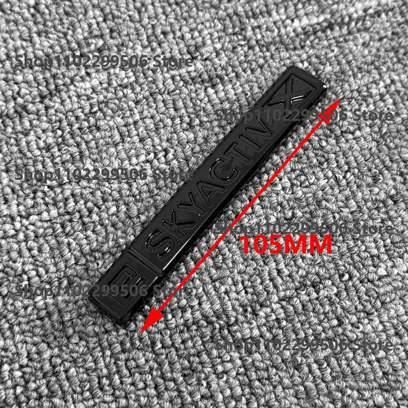 glossy black ABS Car Front Grille Eemblem Rear Trunk Badge Replace stickers  SKYACTIV  GX For 2019-2025 Mazda 3 Logo Accessories