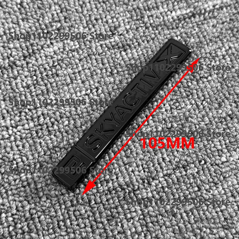 glossy black ABS Car Front Grille Eemblem Rear Trunk Badge Replace stickers  SKYACTIV  GX For 2019-2025 Mazda 3 Logo Accessories