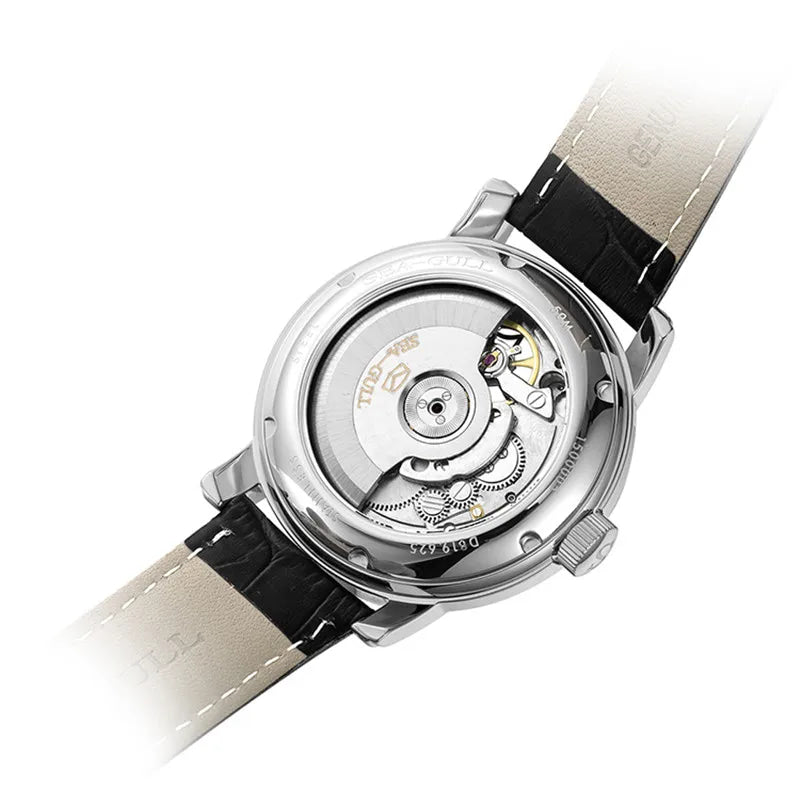SEAGULL Luxury Watch Business Waterproof Male Clock Date Stainless Steel Mechanical Watch Men Watch reloj hombre 2023 D819.622
