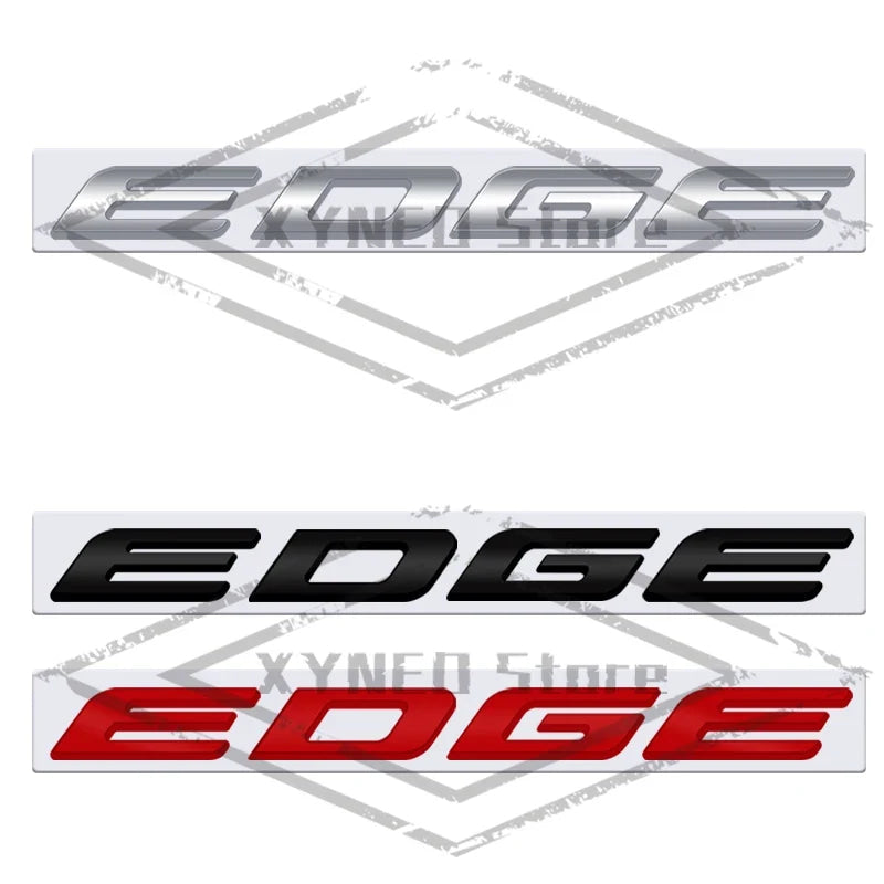 Car Sticker Metal For Ford Edge Logo ST Line Emblem Badge Trunk Decal Auto Accessories