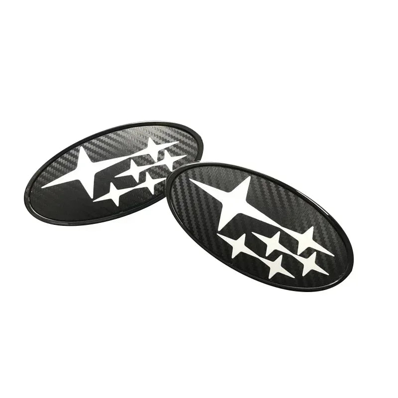 Acrylic Car Front Hood Logo Emblem Rear Trunk Badge Sticker for Subaru Impreza BRZ WRX STI Legacy Outback Ascent XV Accessories