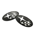 Acrylic Car Front Hood Logo Emblem Rear Trunk Badge Sticker for Subaru Impreza BRZ WRX STI Legacy Outback Ascent XV Accessories