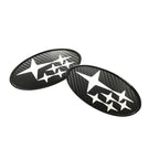Acrylic Car Front Hood Logo Emblem Rear Trunk Badge Sticker for Subaru Impreza BRZ WRX STI Legacy Outback Ascent XV Accessories