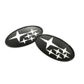 Acrylic Car Front Hood Logo Emblem Rear Trunk Badge Sticker for Subaru Impreza BRZ WRX STI Legacy Outback Ascent XV Accessories