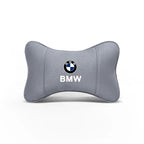 Soft Suede Neck Pillow Comfort Car Headrest Interior Decor Accessories For BMW E90 G80 M3 G30 M5 F82 F83 F20 F21 G42 F95 F96 G06