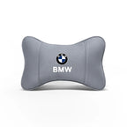 Soft Suede Neck Pillow Comfort Car Headrest Interior Decor Accessories For BMW E90 G80 M3 G30 M5 F82 F83 F20 F21 G42 F95 F96 G06