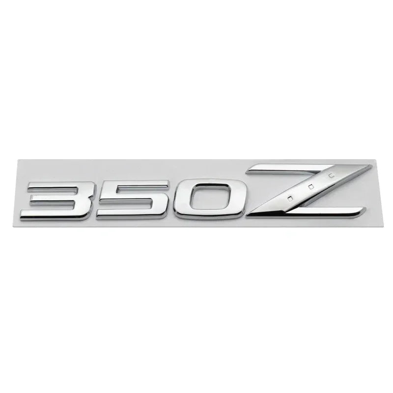 Car Front Emblem Sticker Auto Rear Trunk Badge for Nissan Z 350Z 370Z Fairlady Z3 Z34 Altima Leaf Livina Maxima Qashqai Sylphy
