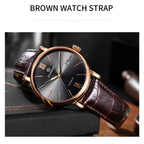 STARKING Sapphire 8215 Automatic Watch Fashion Sports Business Casual Wristwatch Waterproof Wear-resistant Watch Gifts for Men