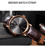 STARKING Sapphire 8215 Automatic Watch Fashion Sports Business Casual Wristwatch Waterproof Wear-resistant Watch Gifts for Men