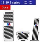Bmw Foot Pedal Covers, Stainless Steel Rubber Anti-slip Pedals Are Suitable for BMW 3 Series BMW 5 Series X3 X5 From 2003 To 20
