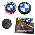 4Pcs For Bmw 50th Anniversary E36 F20 E46 E39 E38 E90 E60 E87 E34 E53 X3 X5 X6 M2 Floating 68mm 56MM Car Wheel Hub Center Cap