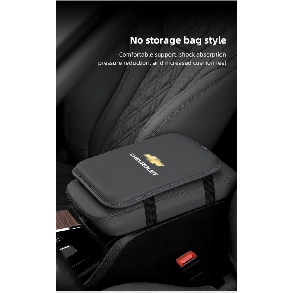Leather Car Armrest Box Pad Auto Armrest Mat High Quality Accessorie For Chevrolet Camaro Colorado Cobalt Beat Groove Volt Trax