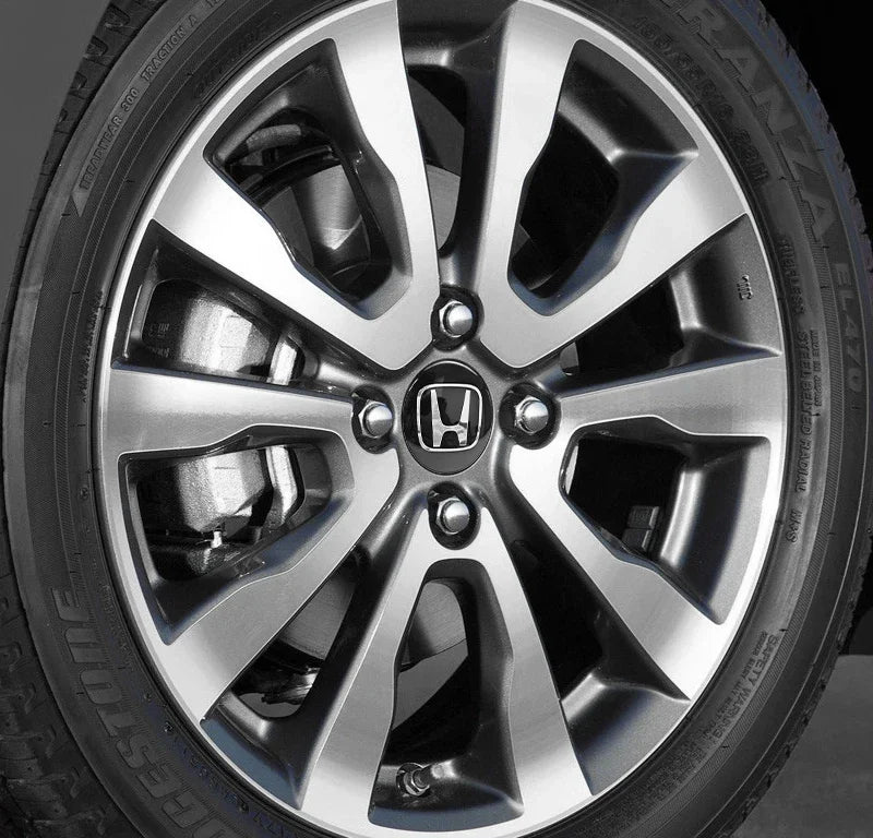 4pcs 56mm 60mm 65mm Car Wheel Center Covers Badge Sticker Stickers For Honda Civic XR-V HR-V Accord Odyssey CRV Insight Fit