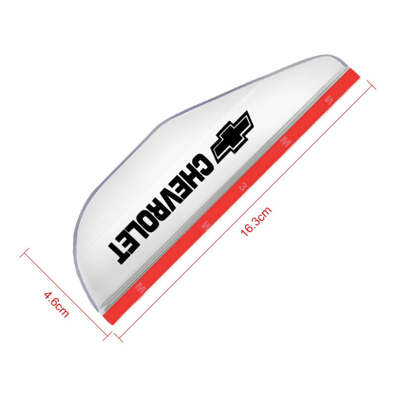 Espejo retrovisor lateral para coche, tablero de lluvia, protector de cejas, visera solar para Chevrolet Captiva Malibu Trax Aveo Colorado Cruze Spark, 2 uds.