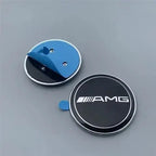 57mm Star Flat Hood Bonnet Logo Mercedes Benz AMG W204 W124 W201 W202 W212 W220 W205 Emblem Badge stickers automobile Accessorie