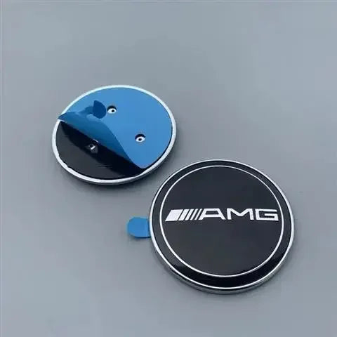 57mm Star Flat Hood Bonnet Logo Mercedes Benz AMG W204 W124 W201 W202 W212 W220 W205 Emblem Badge stickers automobile Accessorie