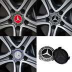4PCS 75mm Car Wheel Center Hub Caps Cover for Mercedes Benz B/C/E/S Class A Class C200L GLC GLK CLA Accessories