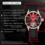 Pagani Design New Men's Automatic Mechanical Watch Tourbillon Clock Sapphire Stainless Steel Men's Military Watch