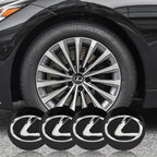 4Pcs Lexus F SPORT Car Wheel Center Hub Caps Cover Accessories for Plug-in Hybrid ES UX 300e GS GX IS LS CT NX RX 350h 450h