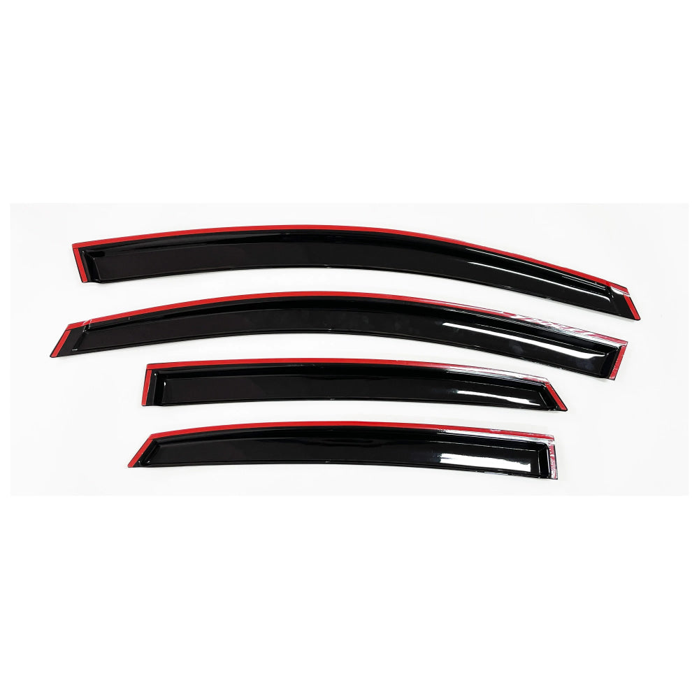 Window Visor for Nissan Sentra/Sylphy 2013-2019 | 4pcs Rain Guard Wind Deflector | Car Weather Shield Accessory