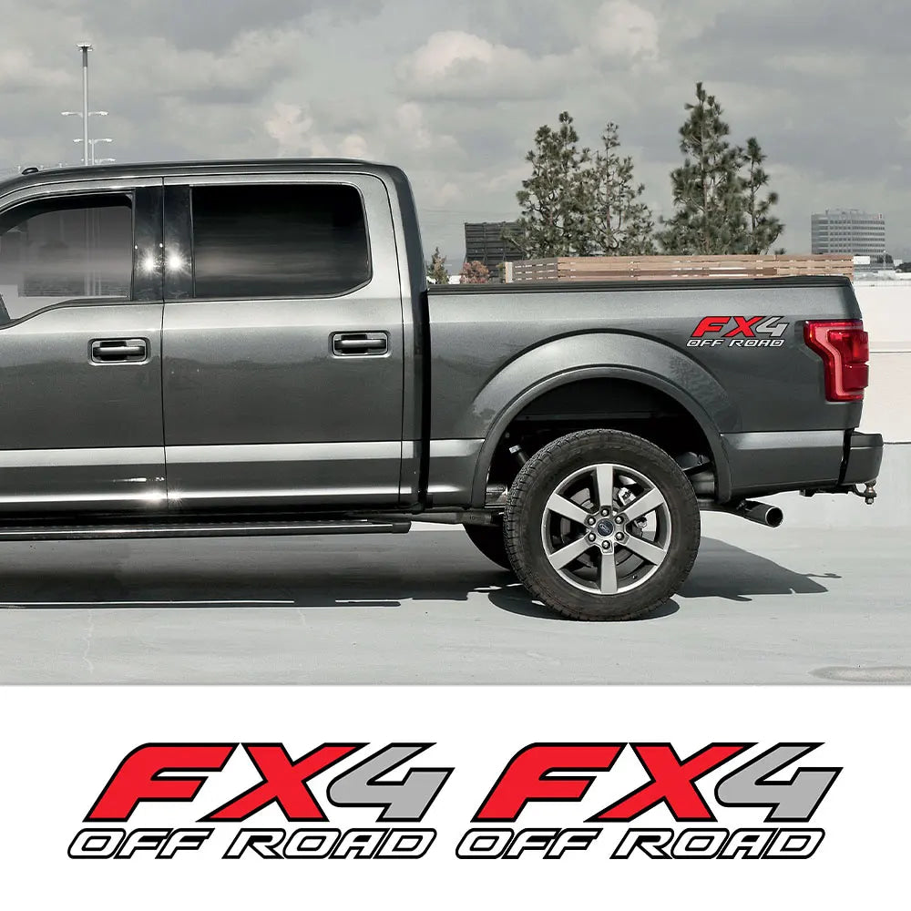 FX4 Off Road Car Sticker For Ford Ranger Raptor F150 Mitsubishi L200 Isuzu Dma Nissan NAVARA Toyota Hilux Pickup Car Accessories