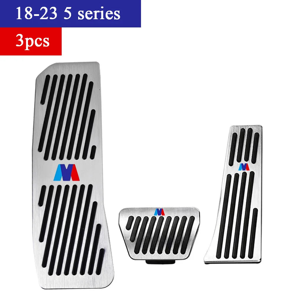 Bmw Foot Pedal Covers, Stainless Steel Rubber Anti-slip Pedals Are Suitable for BMW 3 Series BMW 5 Series X3 X5 From 2003 To 20