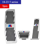 Bmw Foot Pedal Covers, Stainless Steel Rubber Anti-slip Pedals Are Suitable for BMW 3 Series BMW 5 Series X3 X5 From 2003 To 20