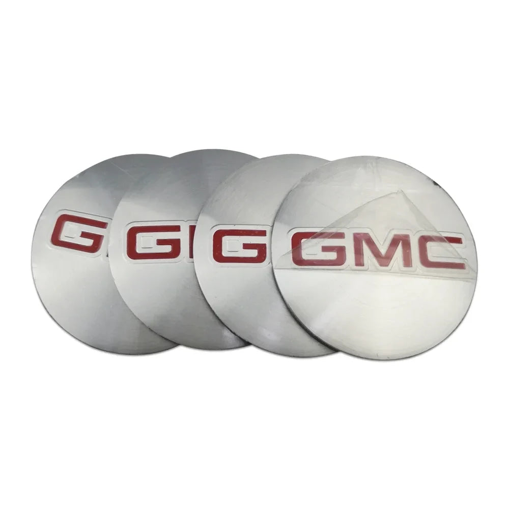 4pcs/set 56mm Car Wheel Hub Center Cap Cover Sticker Badge For GMC Emblem Sierra Yukon Savana Terrain Acadia Canyon Envoy Safari
