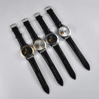 Orient Watch  Double Lion Japanese Fully Automatic Mechanical Watch Hollowed Out Business Men's Watch Stainless Steel Strip
