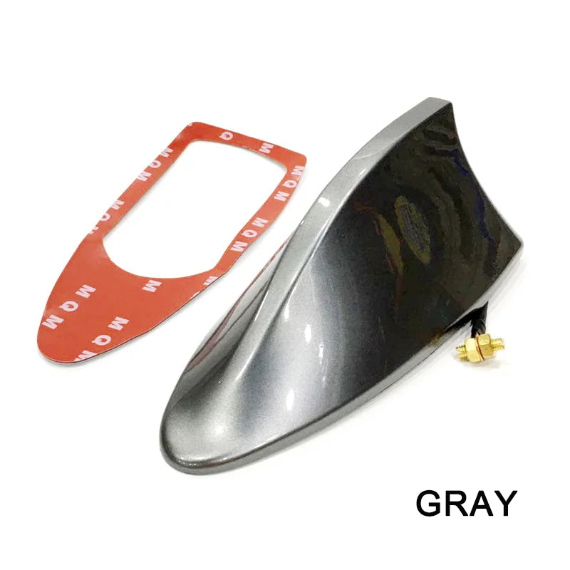 Car Shark Fin Antenna Cover Base Replacement Radio Signal Aerials Roof Exterior Accessories Decoration