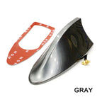 Car Shark Fin Antenna Cover Base Replacement Radio Signal Aerials Roof Exterior Accessories Decoration