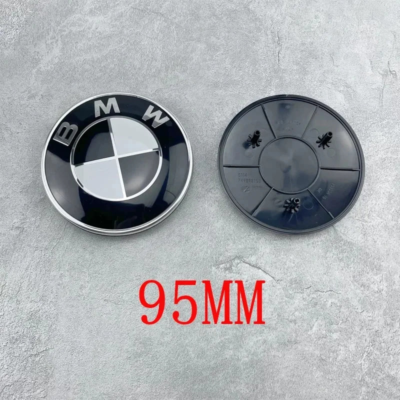 ABS Front Hood Badge For BMW New 7 Series G11 G12 G70 G07, 735Li 740Li 760i, 95MM Car Front Logo Emblem, Auto Replacement Access