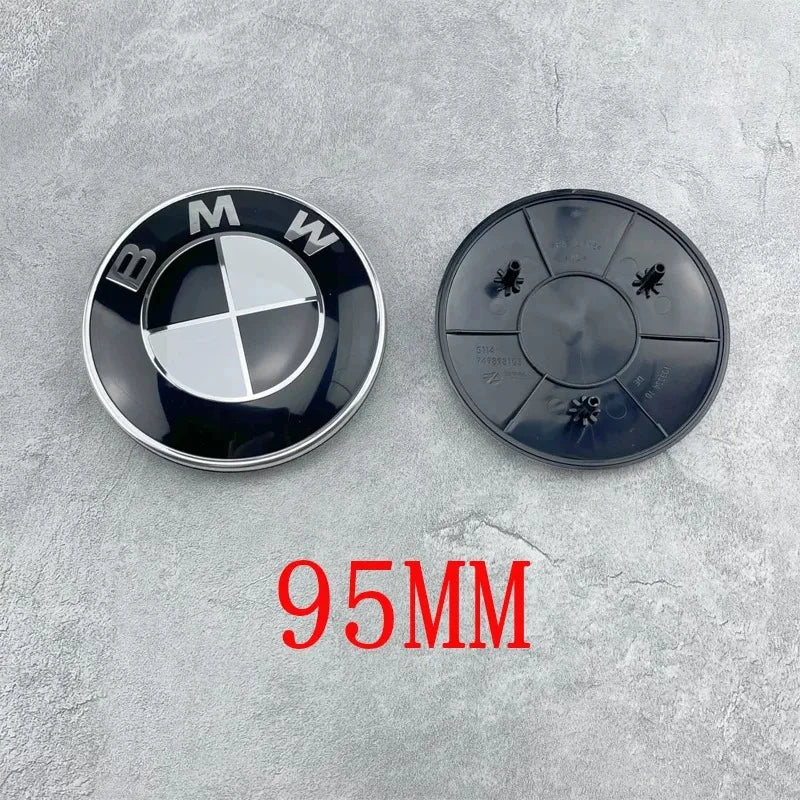 ABS Front Hood Badge For BMW New 7 Series G11 G12 G70 G07, 735Li 740Li 760i, 95MM Car Front Logo Emblem, Auto Replacement Access