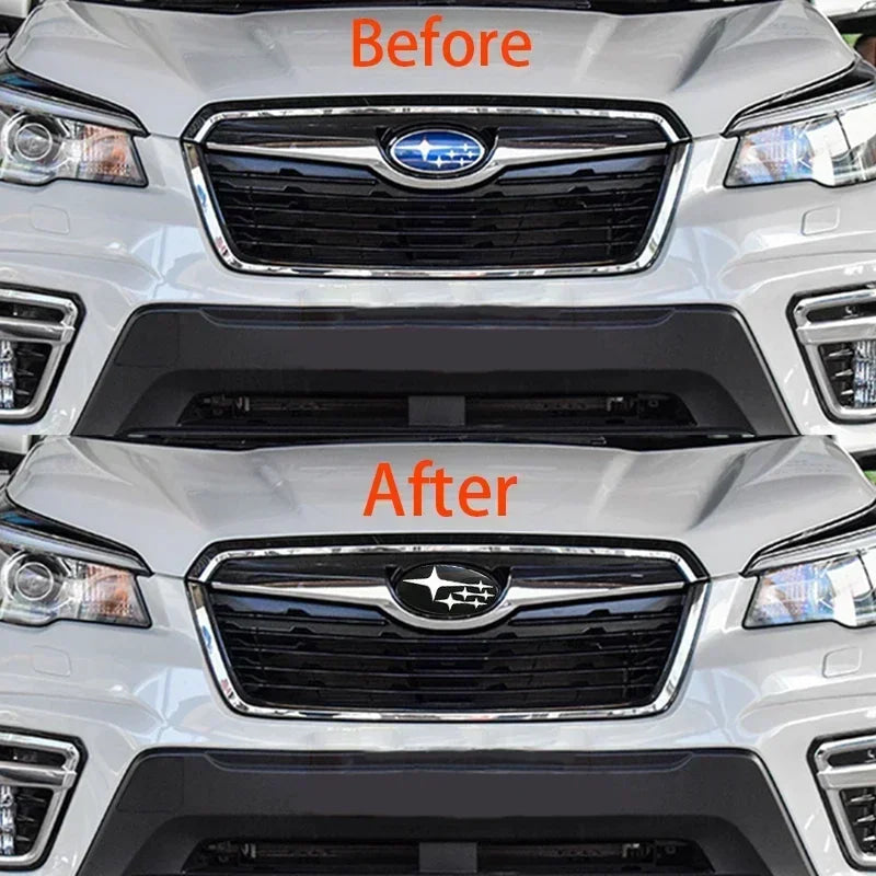 Acrylic Car Front Hood Logo Emblem Rear Trunk Badge Sticker for Subaru Impreza BRZ WRX STI Legacy Outback Ascent XV Accessories